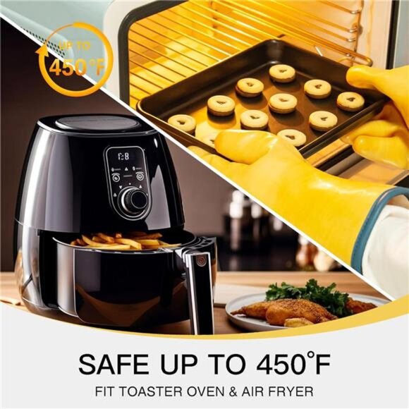 2 Pack 9.7X7.5" Toaster Oven Pans for Baking, 57% Thicker Nonstick 1/8 Cookie - Picture 4 of 7